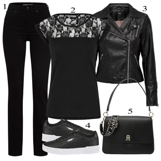 outfit mit Črna Hlača z Razporkom/Bootcut Hlača/Ravna Hlača/Slim Hlača/Raztegljiva Hlača/Hlače z Visokim Pasom/Jeggings/Skinny Hlače levi's ® "Pokrivalo za pomlad"