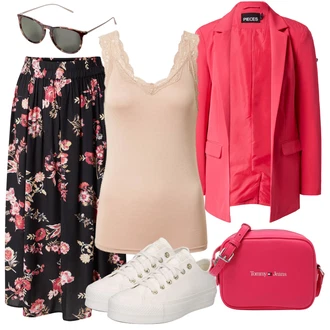 Outfit s Krémová/Bílá/Khaki Nízká Teniska/Plátěná teniska Converse "Vzhledy pro volný čas"