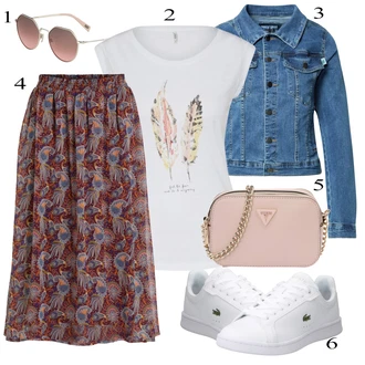 outfit "Pokrivalo za pomlad"