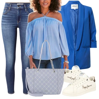 Outfit s Béžová Šněrovací Bota/Nízká bota na podpatku/Nízká Teniska/Zimní bota Pepe Jeans "Vzhledy pro volný čas"