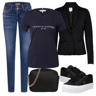 Outfit s Pastelové barvy Lacoste "Vzhledy pro volný čas"