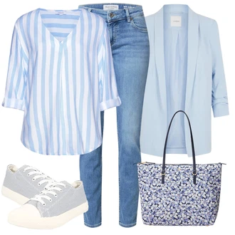 Outfit s Světle modrá/Modrá Slim Fit Džíny/Kotníková Bota/Džíny s Rozparkem/Džíny s Nízkým Sedem/Džín s Nízkým Pasem/Push up Džín/Džíny Regular Fit/Kožená bunda/Kožené Boty/Zimní bunda Marc O'Polo "Vzhledy pro volný čas"