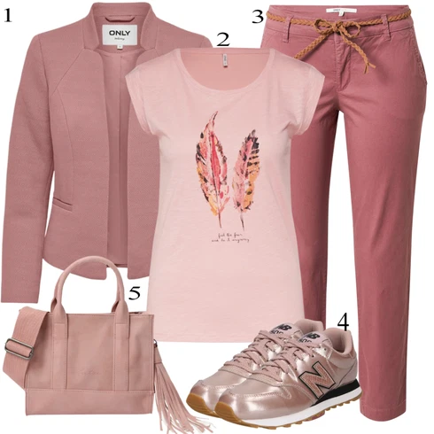 Kombinace Béžová Teniska/Zvonová Kalhoty New Balance