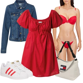 Outfit s Modrá/Tmavě modrá/Světle modrá Vintage Bund/Krátké Džínové Bundičky/Džínové Bund Only "Cool vzhled na jaro"