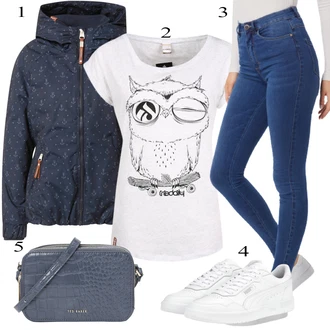outfit mit Siva/Modra Women's Uncategorized Ted Baker "Pokrivalo za pomlad"