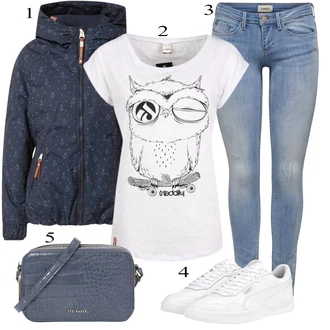 outfit mit Siva/Modra Women's Uncategorized Ted Baker "Pokrivalo za pomlad"