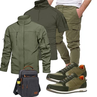 Sport Outfits Winter mit Grau TACVASEN "Cooles Outfit"