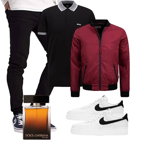 Rot/DunkelRot/Bordeaux Wachsjacke/2in1 Jacke/Innenfutter Jacke/Coachjacke/Jacke mit Seitlichem Reißverschluss/Nylonjacke/Bomberjacke/Wendejacke Indicode kombinieren