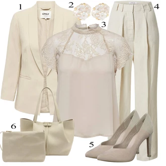 Outits with suit pants "Pokrivalo za pomlad"