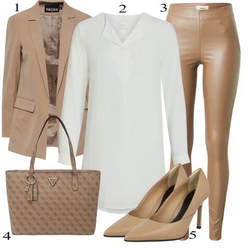 Kombinace Hnědá/Šedá/Khaki/Béžová Neprůhledný Legíny/Formovaná Legína/Kožený legíny/Legíny s Rozparkem/Strečová Kalhoty/Legíny s Vysokým Pasem/Skinny Kalhoty/Jeggings/Tregíny/Legíny Kožený Vzhled/Push up Kalhoty Object