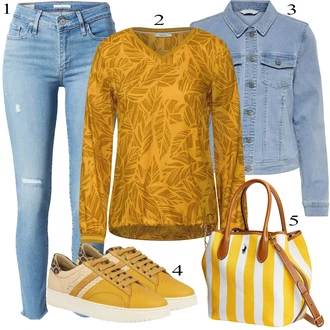 Outfit s Zlatý CECIL "Stylový look na jaro"