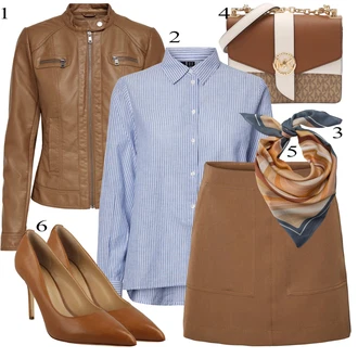 outfit mit Rjava Pull&Bear "Pokrivalo za pomlad"