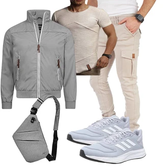 Duramo Outfit mit Grau Unkategorisiert Adidas "Freizeit Outfit"