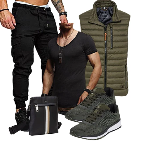 Ärmellos Dunkelgrün HybridJacke/SteppJacke/KunstfaserJacke/DaunenJacke/SchlupfJacke/Verstaubare Jacke/SommerdaunenJacke Camel Active kombinieren