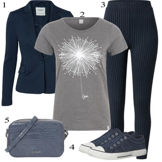 outfit mit Siva/Modra Women's Uncategorized Ted Baker "Pokrivalo za pomlad"