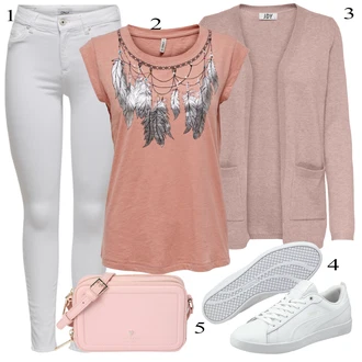 outfit mit Roza/Bež/Modra Women's Uncategorized Ted Baker "Pokrivalo za pomlad"