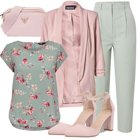 Kombinace Světle Zelená/Zelená/Khaki Mušelínové kalhoty/Plisovaná Kalhoty/Kalhoty s Vysokým Pasem/Plisovaná kalhoty/Mrkvová Kalhoty/Paperbag Kalhoty/Kalhoty se Štěrbinou/Kalhoty s nášivkou uprostřed guido maria kretschmer women