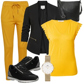Outfit s Černá Kožená Pánská Bund/Smokingové sako/Elegantní Sako/Krátké Sako/Neformální Sako/Blůzové Sako/Boyfriend Sako/Kožená bunda pro muže/Blejzrové Bund Vila "Jarní outfit pro ženy"