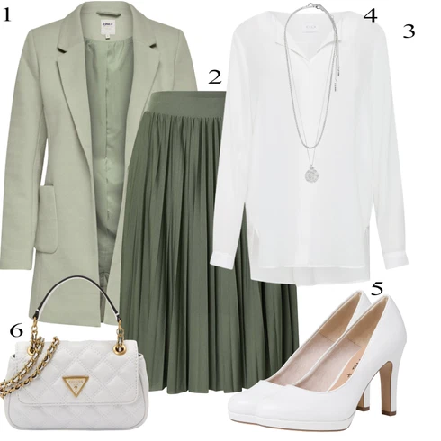 Kombinace Šedá/Hnědá/Béžová/Bílá/Krémová/Khaki Halenkové Body/Blůza s knoflíčkem/Halenka se Stojatým Límcem/Dlouhá Halenka/Halenka s Dlouhým Rukávem/Oversize Halenka/Oversize Muselínová Blůza/Slip-on Halenka/Tunikové Tričko Vila