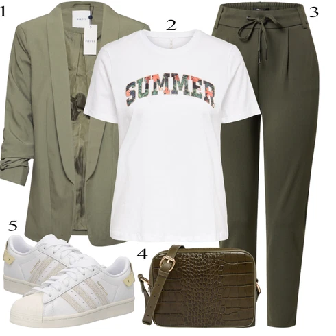 Kombinace Tmavě Zelená/Zelená/Khaki Dlouhá Kalhoty/Navlékací Kalhoty/Úzká Kalhoty/Sportovní kalhoty/Tréninková Kalhoty/Ležérní Kalhoty/Žerzejová Kalhoty/Jogger Kalhoty/Teplák Only