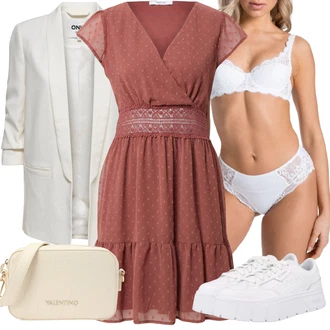 Kůže Outfit s Béžová Dlouhý Zimní Kabát/Doplňek/Dlouhé Šaty/Dlouhá tylová sukně/Taška Přes Rameno valentino "Módní jarní outfit"