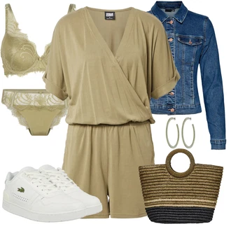 Jaro Outfit s Modrá/Tmavě modrá/Světle modrá/Pastelové barvy Krátké Džínové Bundičky/Džínové Bund VERO MODA "Módní jarní outfit"