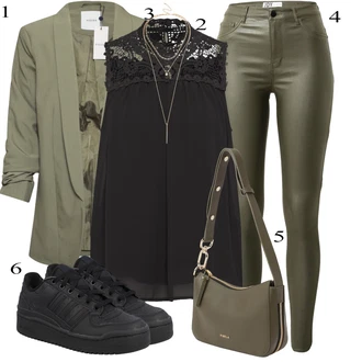 Babydoll Outfit s Černá/Bílá/Hnědá Halenka Móda Pro Plnoštíhlou/Tričko & Top Móda Pro Plnoštíhlé/Halenka a Tunika Tunika Only "Perfektní na jaro"Look: Lehký, Styl, 20 léta, Babydoll, Boho, Elegantní, Old Money, Western