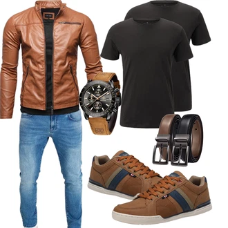 Frühlings Outfits Leichte mit Schwarz Unkategorisiert Tom Tailor, Rot AX BOXING "Outfit für den Frühling"