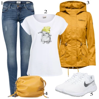 Športne Outfiti mit Siva/Lila barve Nike "Pokrivalo za pomlad"