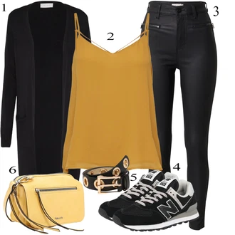 Outfit sa Crna Niska Tenisica New Balance "Tvoj otmjeni outfit"