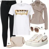 Černé Termo Legíny s Podšívkou Outfity image