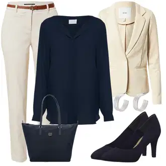 Stil, Western Outfit sa Tamnoplava Bluza s gumbom/Bluza koja se ne pegla/Slip-on Bluza/Poslovna Bluza/Bluza Dugih Rukava/Kožna jakna za muškarce/Bluza s Podignutim Ovratnikom/Bodija Bluze/Svilena bluza/Jednobojna Bluza Vila "Savršeni look za ured"Look: Stil, klasický, Lagano, Radna odjeća, Unisex, Ured