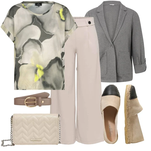 Kombinace Hnědá/Khaki/Béžová Palazzo Kalhoty/Culotte Kalhoty/Kalhoty s Vysokým Pasem/Široká Kalhoty/Lněné Kalhoty/Mušelínové kalhoty/Rozšířená Kalhoty/Marlene Kalhoty/Kalhoty se Štěrbinou JdY