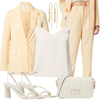 Prošívaný Outfit s Růžová/Béžová/Modrá/Šedá Dlouhé Šaty/Doplňek/Taška/Dlouhá tylová sukně/Dlouhý Zimní Kabát JOOP! "Jarní Outfit"