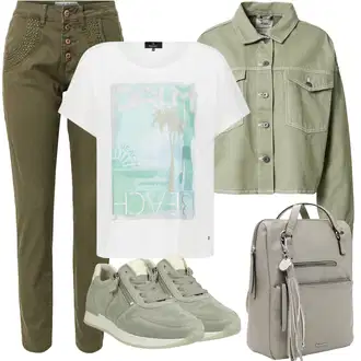 Outfit s Pastelové barvy/Modrá Monari "Jarní Outfit"