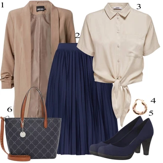 outfit mit Pastelne barve JdY "Pokrivalo za pomlad"