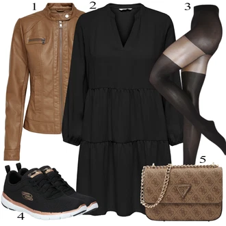 Flex Appeal 3.0 Outfit s Černá Běžecká bota Skechers "Stylový look na jaro"