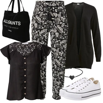 Outfit s Doplňek/Taška AllSaints "Stylová kombinace na jaro"