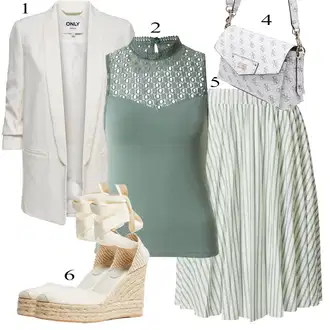 outfit mit Pastelne barve bershka "Pokrivalo za pomlad"