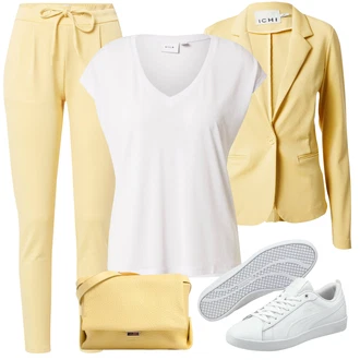 Outfit s Oranžová Taška Přes Rameno Tiger of Sweden "Stylový look na jaro"