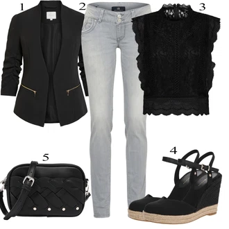 outfit mit Svetlo siva/Siva Ozke Kavbojke/Gležnarji/Kavbojke z Razporkom/Kavbojka z Nizkim Pasom/Kavbojka z Nizkim Pasom/Push up Kavbojke/Regular Fit Kavbojke/Usnjena Jakna/Usnjene Čevlje/Zožene Kavbojke/Moška Usnjena Jakna LTB "Pokrivalo za pomlad"