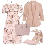 Off-Shoulder Obleke velikih velikosti Gost na poroki outfiti za dame image