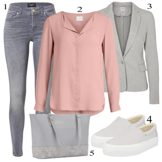 outfit mit Pastelne barve TOMS "Pokrivalo za pomlad"