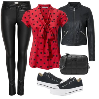 Chuck Taylor All Star Outfit s Černá Teniska Converse "Vzhledy pro volný čas"