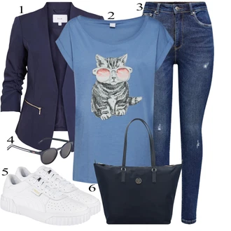 90. leta outfit mit Temno modra/Modra Kavbojke z Razporkom/Usnjena Jakna/Usnjene Čevlje/Zimska jakna/Kavbojke na Poteg/Push up Kavbojke/Kavbojke Visokega Pasu/Kavbojke z Luknjo/Usnjene jakne/Ženske 7/8 Kavbojke/Gležnarji Only "pomladna obleka"Look: Stil, 90. leta, Kul, Disko, Francoski, Modernen, Stari denar