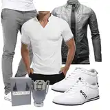 Metallic Lederjacken Outfits image