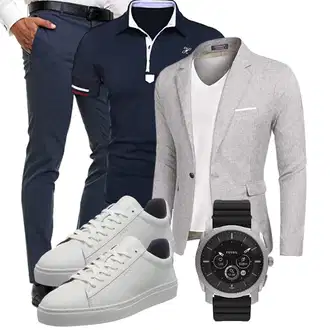 Hochzeitsgast Outfits Elegant mit Grau COOFANDY "Cooles Outfit"Look: Casual, Classic, Elegant, Moderne, Retro, Schick, Western, Büro, Stil, Business, Emo, Indoor