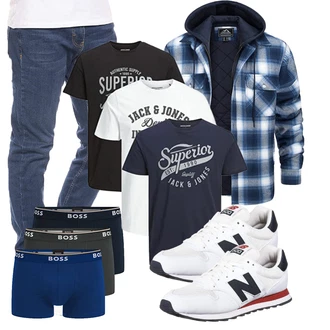 Outfit mit Blau/Hellblau/Dunkelblau/Pastell Winterpullover/Thermo Pullover/Kapuzenpullover/Kapuzenpullover/Sport Hoodie/Hoodie/Strick Hoodie/Ausgefallener Hoodie/Women's Fleece Sweatshirts/Sweatjacke KEFITEVD "Cooles Outfit"