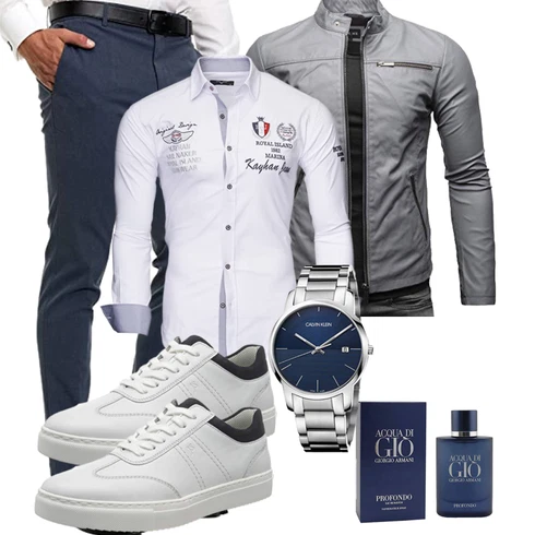Grau/HellGrau/DunkelGrau Reitjacke/Kunstfaserjacke/Hybridjacke/Sportjacke/Bikerjacke/Motorradjacke/Jacke mit Seitlichem Reißverschluss Crone kombinieren