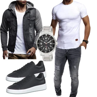 Outfit mit Schwarz Unkategorisiert MARCO TOZZI "Freizeit Outfit"